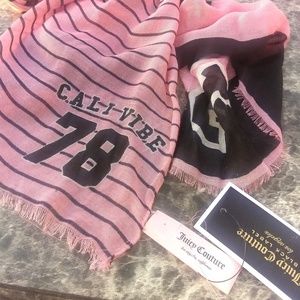 Pink Juicy Couture scarf